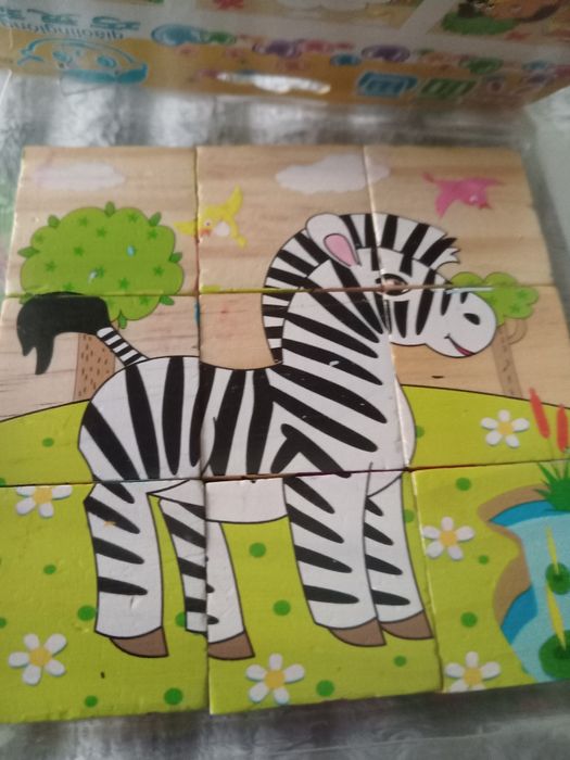 Кубики деревяні розвивающі