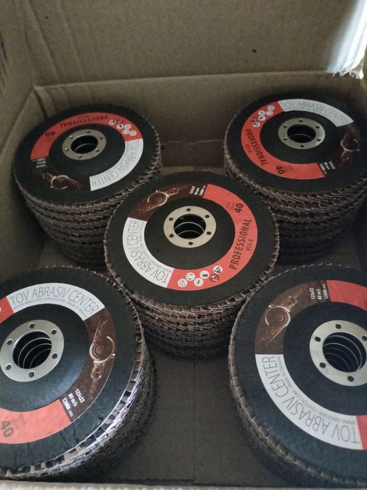 Круг,диск зачистной лепестковый CENTER КЛТ 125 мм Р40, (Опт)