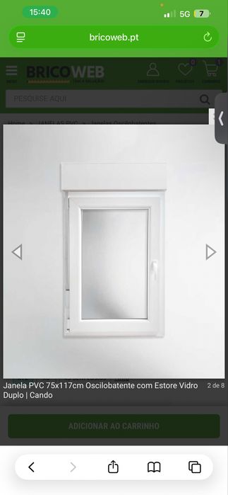 Janelva PVC com estores