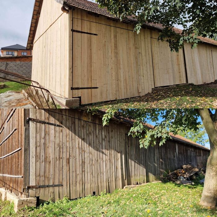 Wymiana starych desek, skup starego drewna