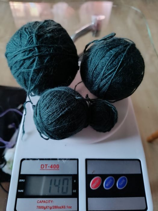 Нитки для в'язання, залишки