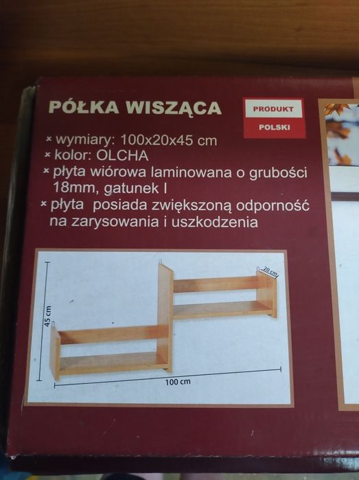 Półka naścienna nowa