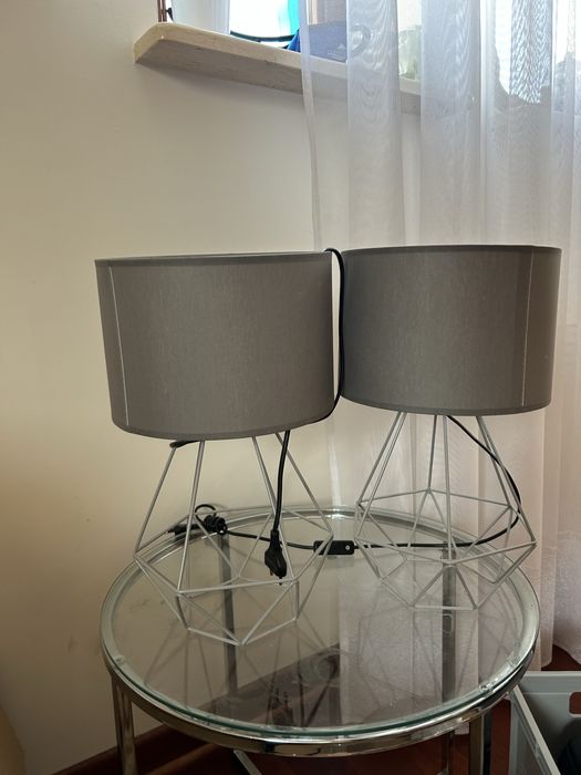 Lampki nocne szare nowoczesne