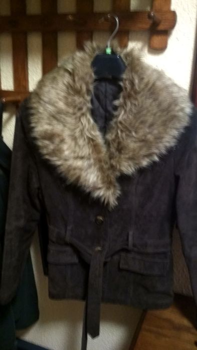 Kurtka  zamszowa -skórzana damska