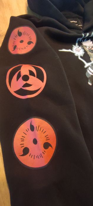 Bershka bluza czarna Naruto Shippuuden roz S