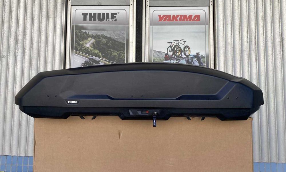 Автобокс на крышу авто Thule Motion XT Vector Pacific Touring Force Dynamic Pulse Exellence Atlantis Flow Low чорні сірі матові глянцеві нові вживані
