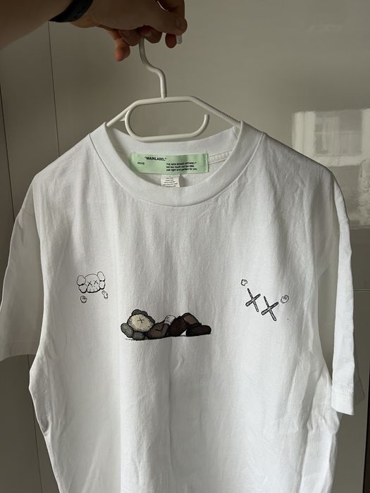 Bardzo Rzadka Koszula Męska Kaws x Off White Japan Style Duże Logo