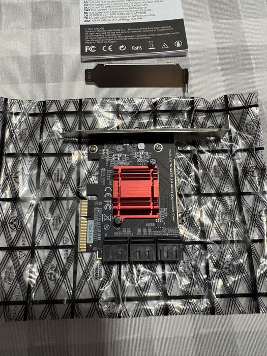 Controlador AXAGON PCES-SA6 PCIe - 6 Portas SATA