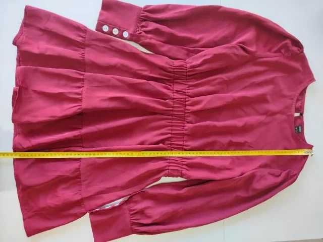 Vestido Bordeaux Shein – Tamanho S (Como Novo)