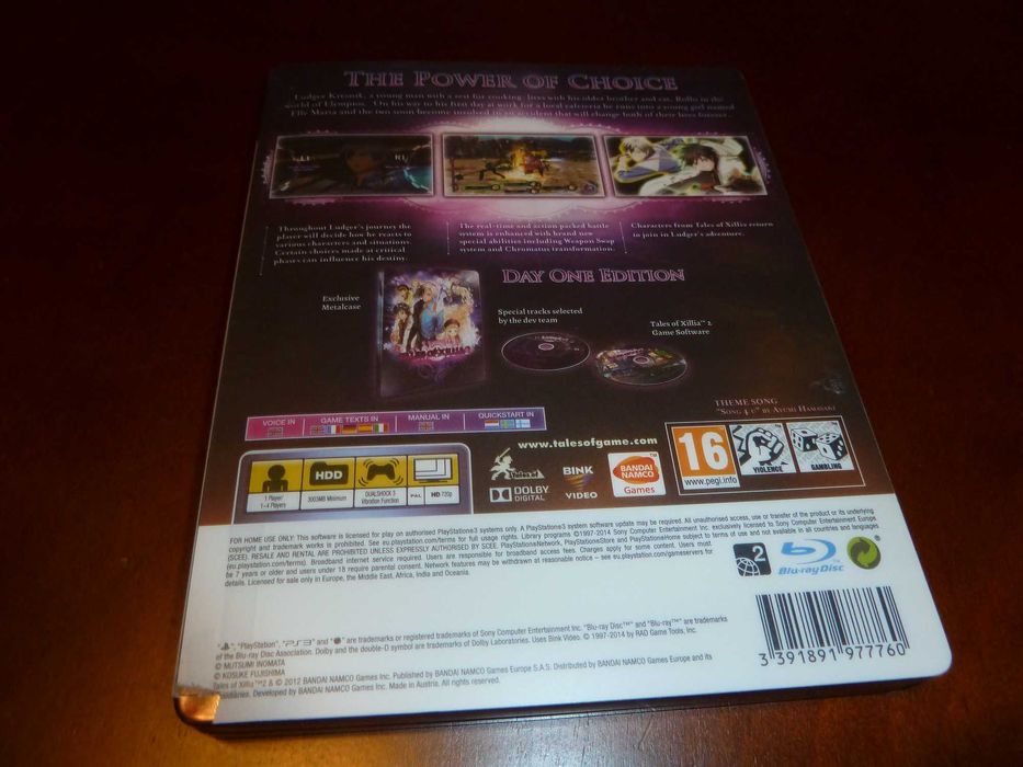 Tales of Xillia 2 Day One Edition na PS3, jak nowa!