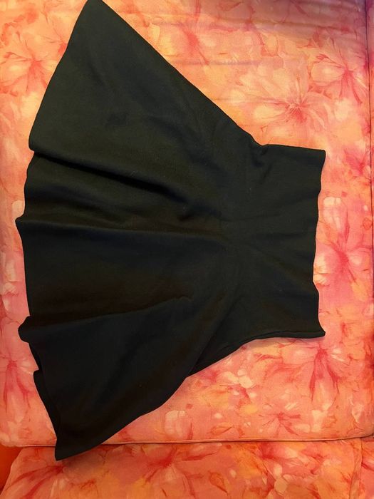 Юбка солнцеклеш, цвет зеленый .