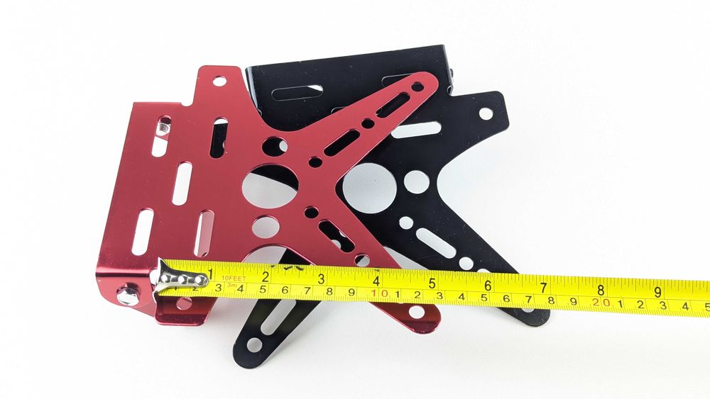 Універсальне Х-кріплення для мото номера з регулюванням кута