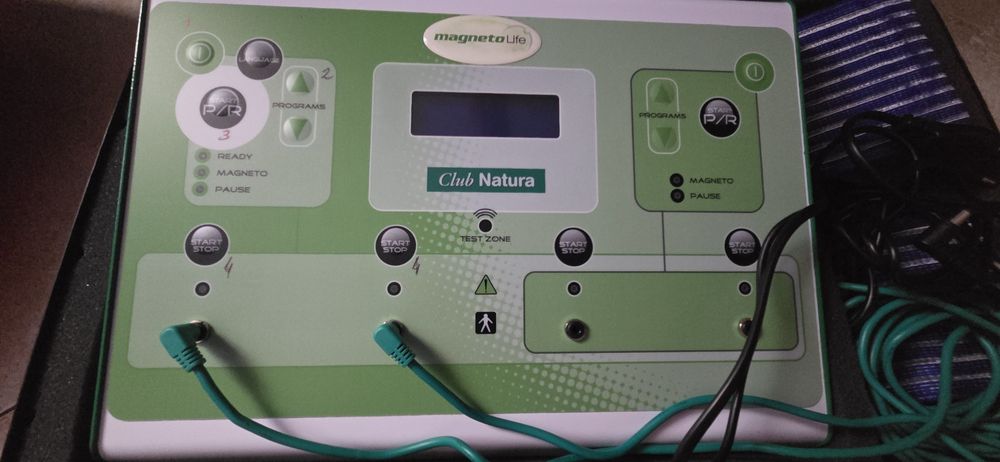 Máquina magnoterapia club natura e aparelho de presoterapia