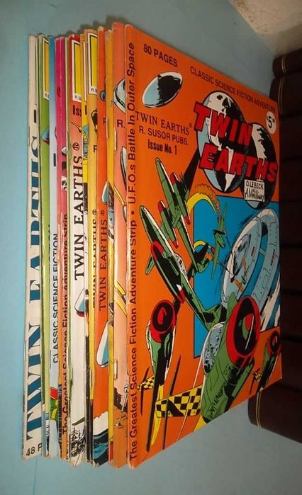 "TWIN EARTHS" - Al McWilliams & Oskar Lebeck - 14 revistas.