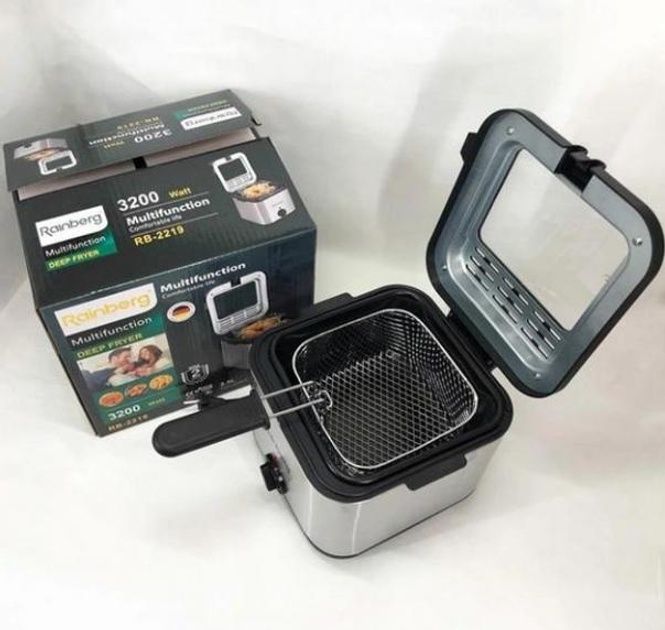 ПОТУЖНА! Німецька фритюрниця 3200Вт, Електрична фритюрниця, гриль,НОВА