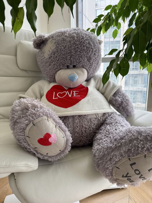 Великий ведмедик Teddy me to you. Мишка теди 1 метр