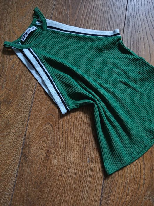 Bluzka top dekolt halter New Yorker XXS 32