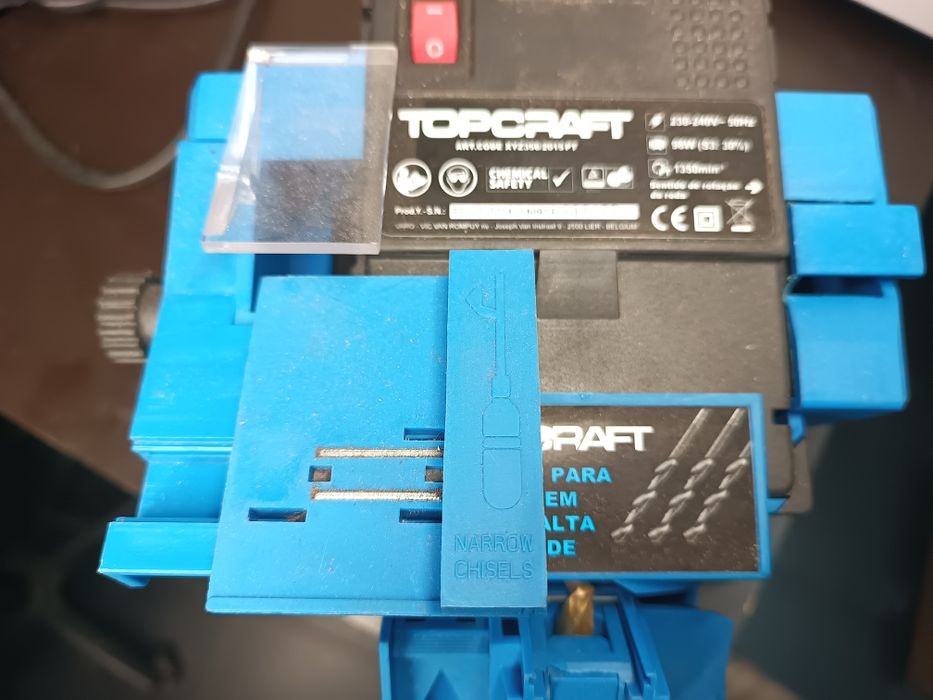 Afiador multiuso. Brocas, Formões, Facas, Tesouras...