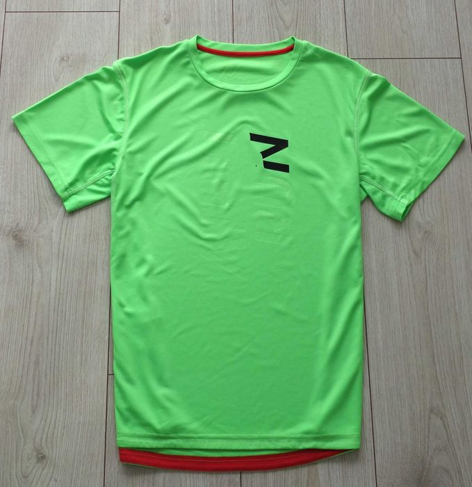 koszulka sportowa fluo zieleń
