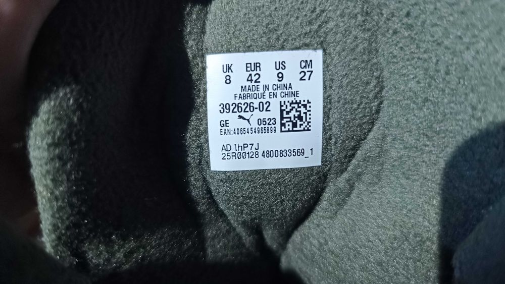 Męskie wysokie ocieplane buty PUMA DESIERTO V3 r.42 stan idealny