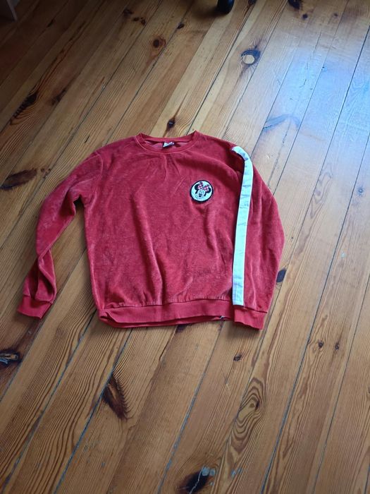 Bluza welurowa damska