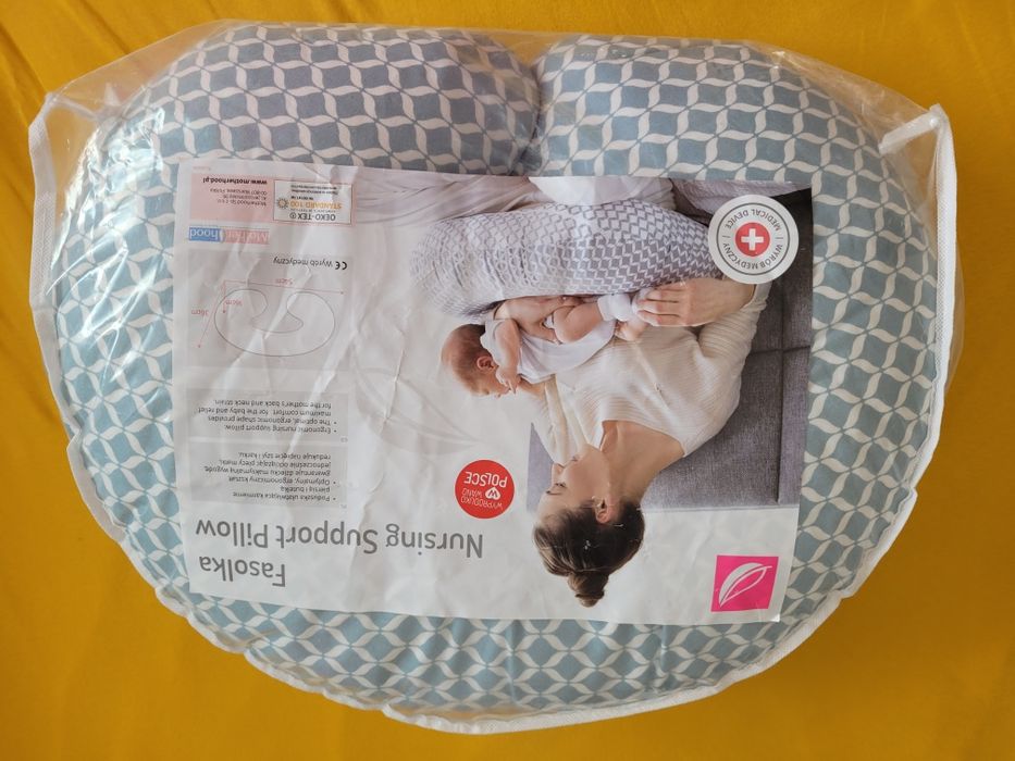 Poduszka, fasolka, nerka, rogal do karmienia piersią .Motherhood