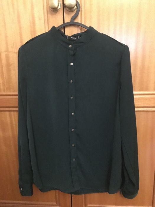 Blusa MANGO verde - Tamanho S