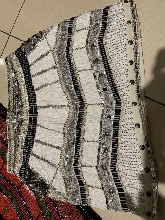 2 spódniczki cekinowe nowe xs/s