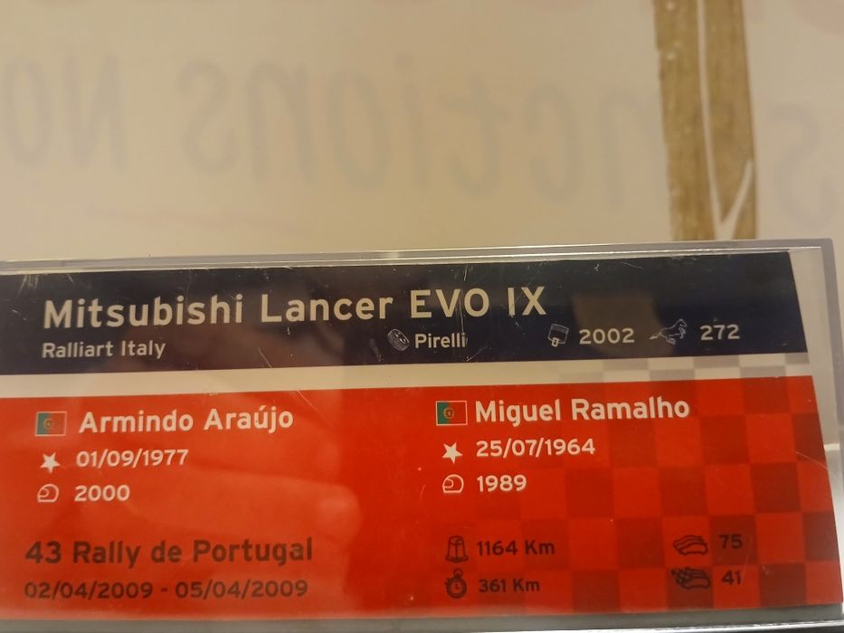 Mitsubishi Lancer Evo IX Armindo Araujo  2009/2010 novos