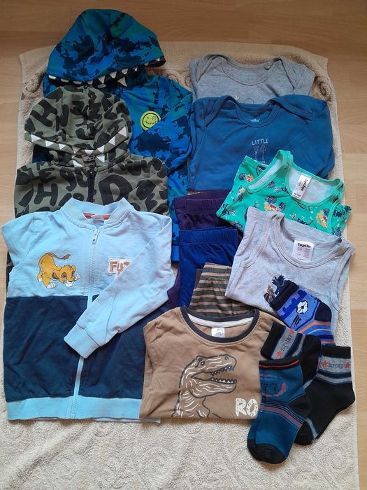 paka ubrań dla chłopca rozmiar 98