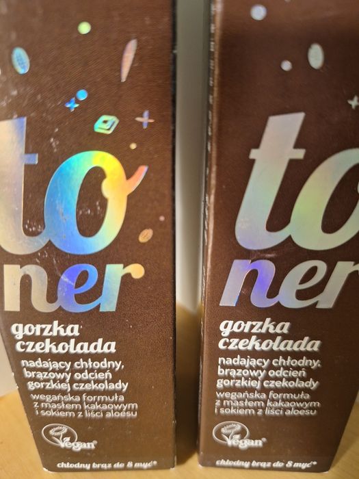 Zestaw dwóch tonerów do włosów OnlyBio gorzka czekolada