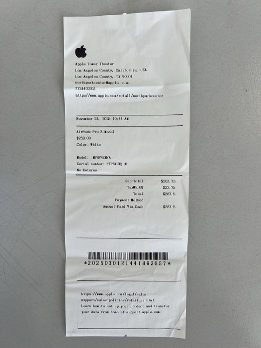 AirPods Pro 3– NOVOS (Tenho Fatura)