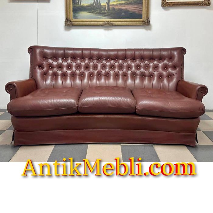 Диван шкіряний честер софа кожа