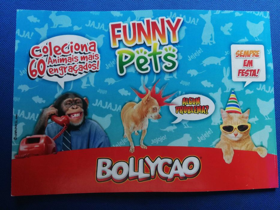 Caderneta Funny Pets (Bollycao)