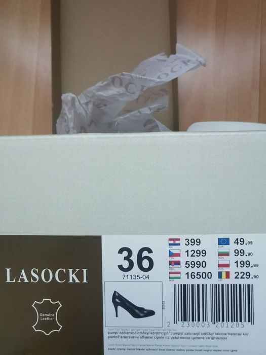 Nowe czółenka Lasocki