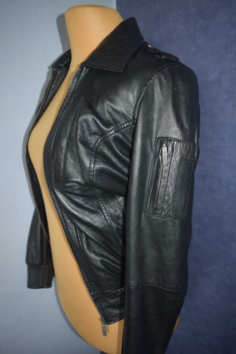 Lee Cooper Kurtka skórzana męska skóra delikatna i miękka _S