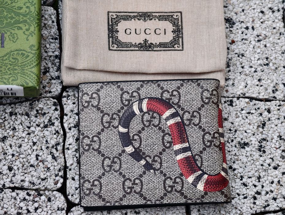 Gucci portfel GG snake premium