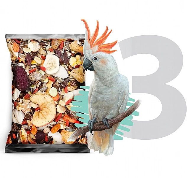 3kg Egzotyczna karma Champi dla papug średnich i dużych – mieszanka pr