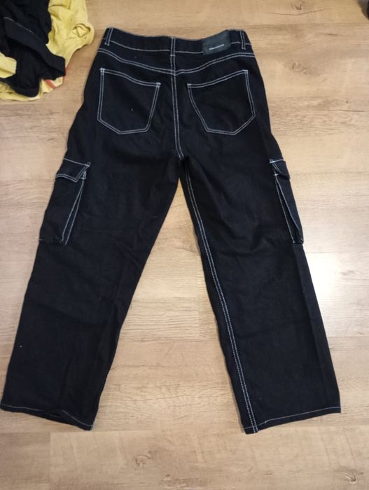 spodnie cargo czarne