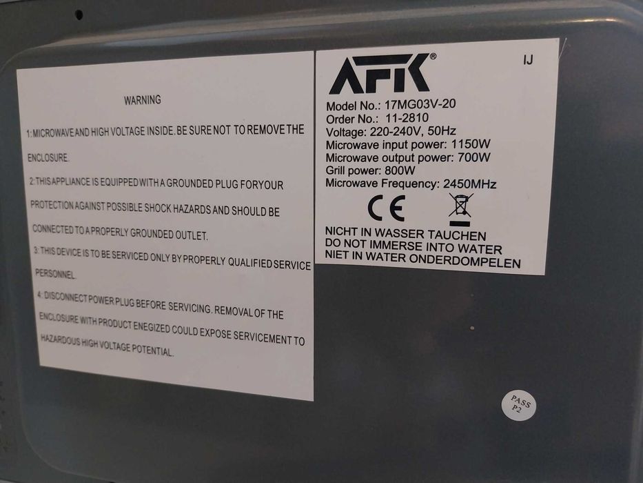 Mickrofalówka mała z grilem