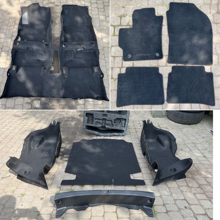 Ковролин Toyota Corolla E21 Обшивка башажника Коврик підлога Тойота 21