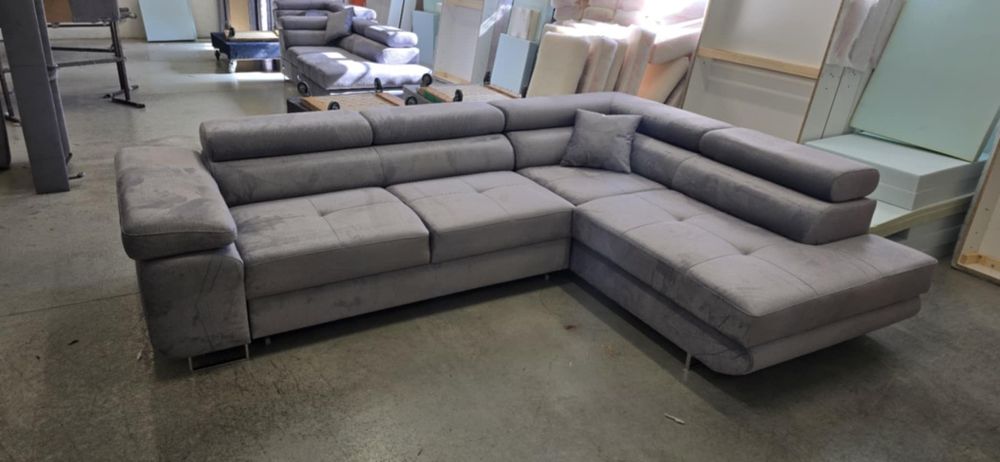 PROMOCJA!! Narożnik z funkcją spania I pojemnikiem