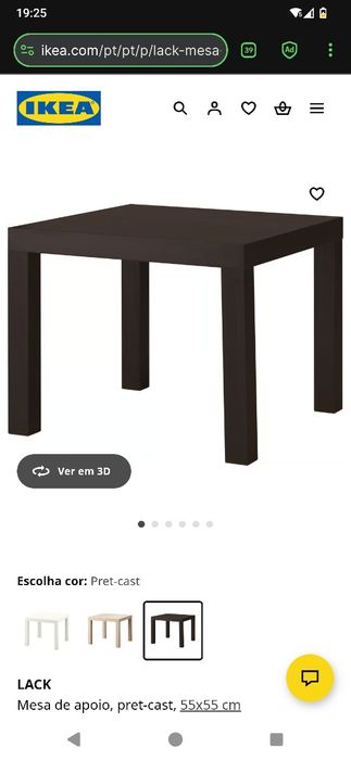 Mesa de apoio IKEA Lack