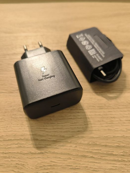 NOWY ZESTAW Szybka Ładowarka 45W do telefonu + kabel USB-C