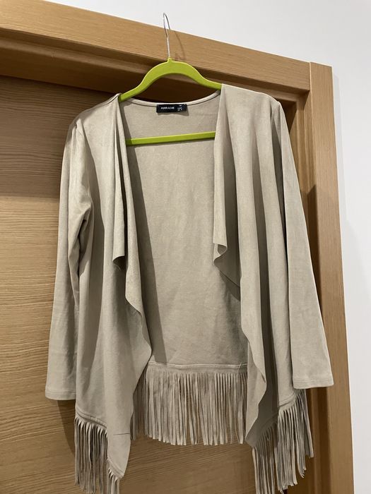 Casaco ferreache com franjas