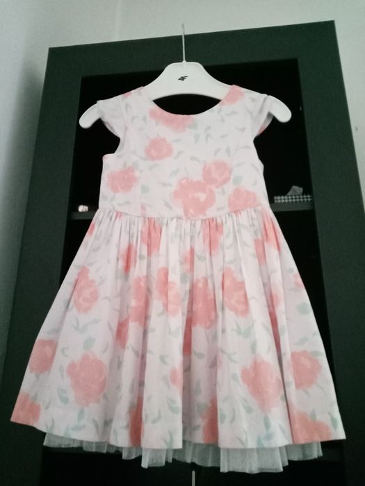 PETIT BATEAU bardzo elegancka naturalna Sukienka  116r