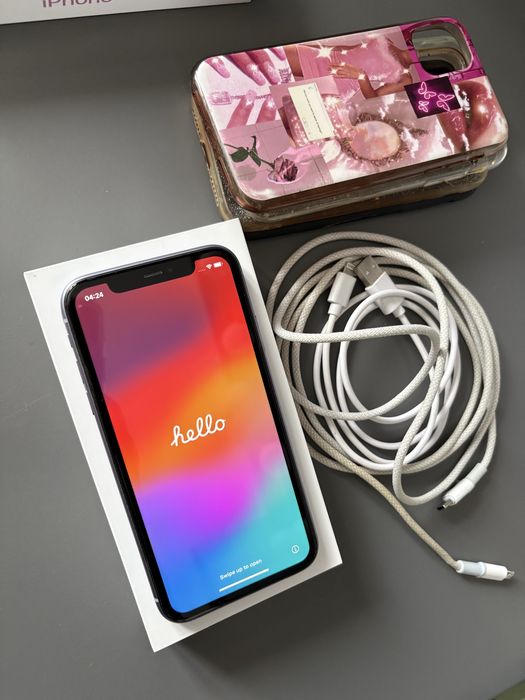 Smartfon Apple Iphone 11 64GB 6.1” Fioletowy MHDF3PM/A