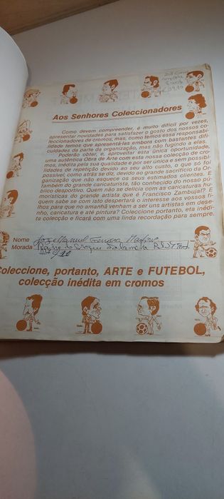 Arte e Futebol 1979/80 (Mabilgráfica) | Caderneta Completa