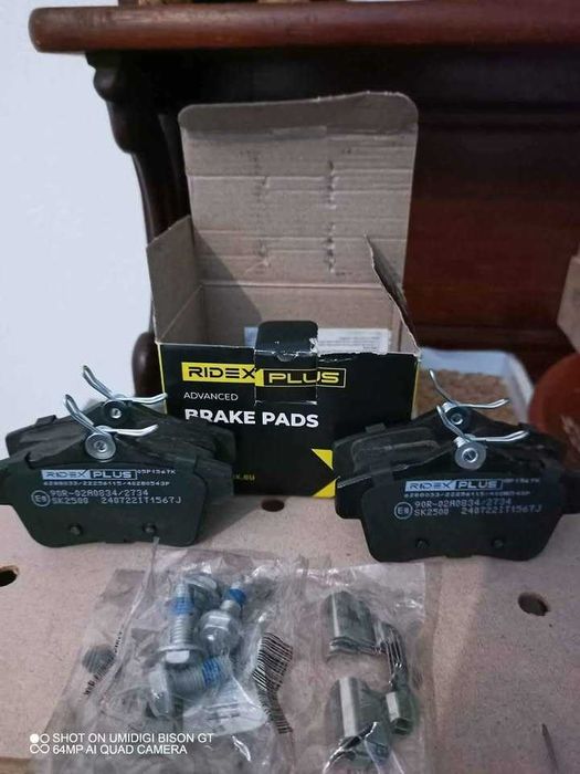 Pastilhas de travão RIDEX PLUS