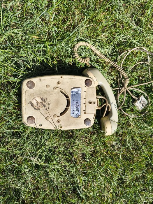 Telefon Stary PRL Widmaier Post Fe TAp 611-2 legenda PRL tarczowy z tarczą stacjonarny aparat telefoniczny